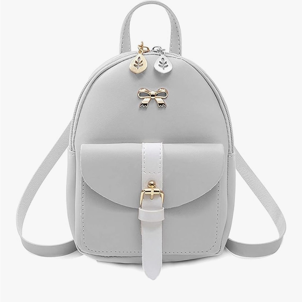NUWA Mini Backpack Purse for Women - Stylish, Versatile, and Compact Grey1
